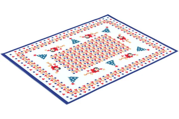 Best placemat-16" Set of 2 Placemats - Christmas Full Of Flowers