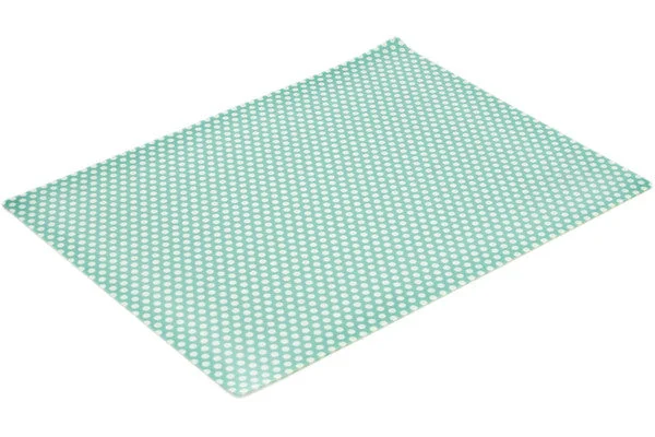 Woven placemat for rustic home-16" Set of 2 Placemats - Green Peacock's Eye