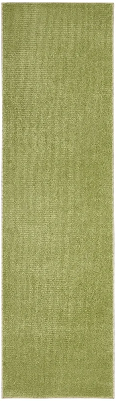 carpet for rental properties with pets -2' X 8' Non Skid Indoor / Outdoor Runner Rug - Green