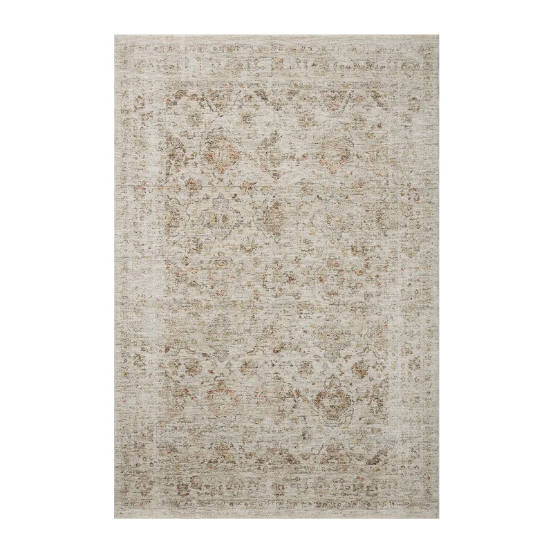 carpet for offices with heavy furniture -Amber Lewis x Loloi Honora Beige / Spice Rug