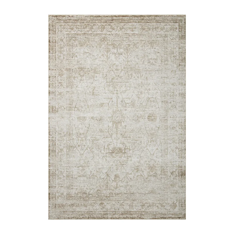 comfortable carpet for long hours of sitting -Amber Lewis x Loloi Honora Ivory / Natural Rug