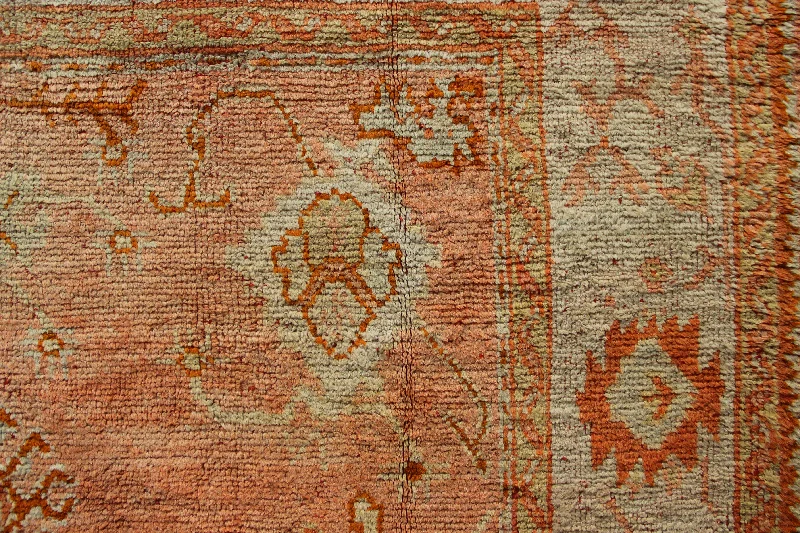 hypoallergenic carpet for allergy sufferers -Antique Oushak Carpet, Small, 220 x 287cm / 7'3" x 9'5"