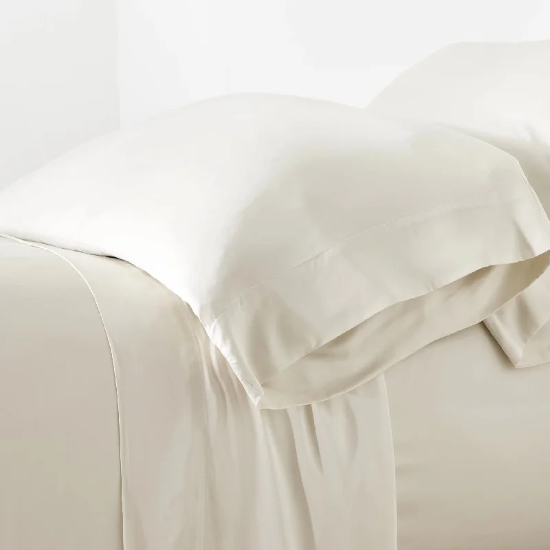 thick plush carpet for comfort and warmth -Blissful Bamboo Pearl Sheet Set