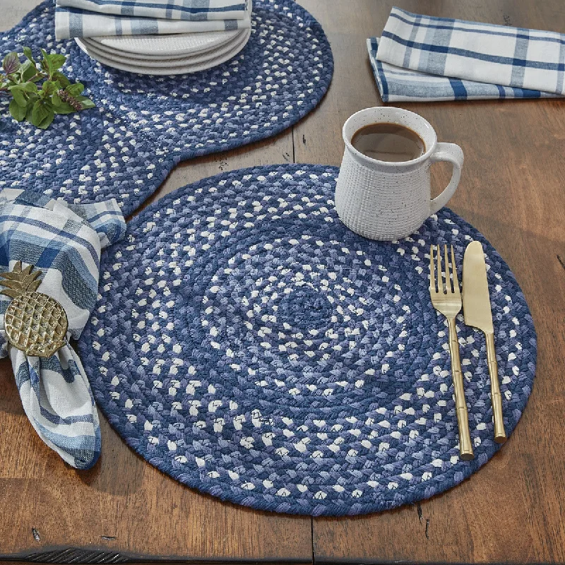 Chic placemat-Bluestone Braided Placemats