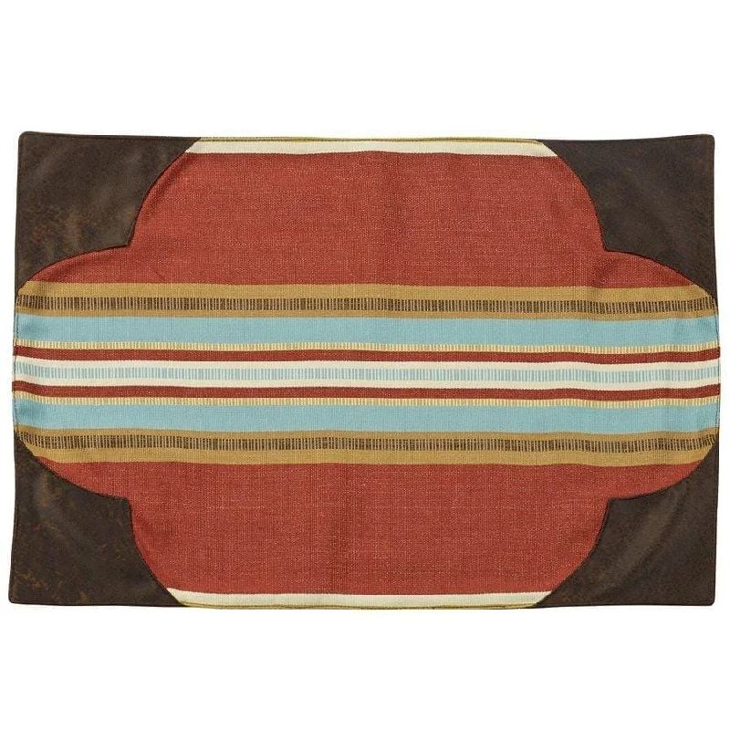 Stylish cotton placemat for dining room-Calhoun Southwest 4-PC Placemat Set