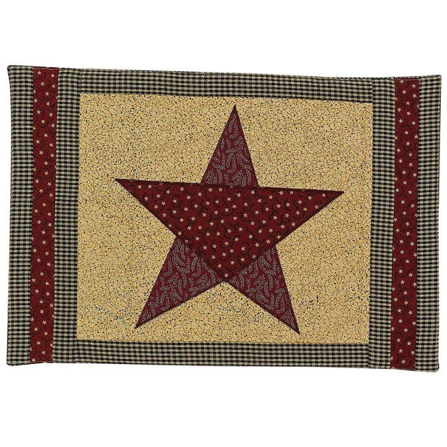 Placemat for dinner gatherings-Country Star Placemat Set