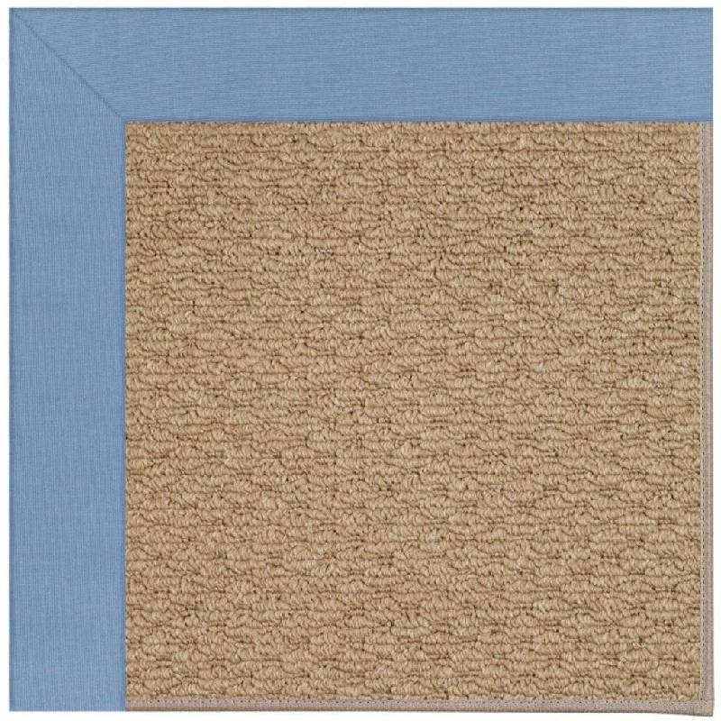 pet-proof carpet for homes with cats and dogs -Creative Concepts-Raffia Canvas Air Blue