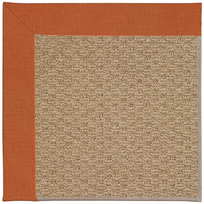 easy-to-clean carpet for family homes -Creative Concepts-Raffia Canvas Rust