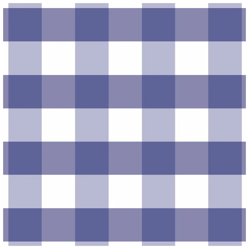 Custom placemat for dining table-Gingham Charger - (SQUARE)