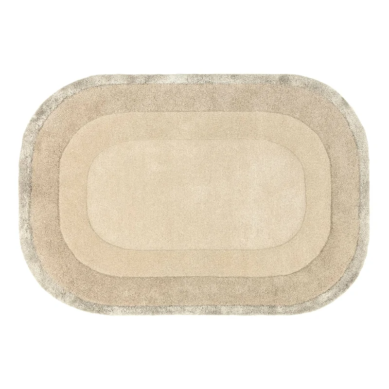 plush wool carpet for modern living rooms -Halo - Rug