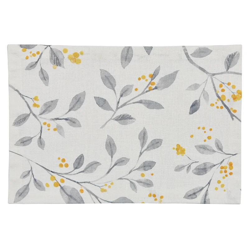 Placemat for breakfast table-Harper Floral Placemat Set