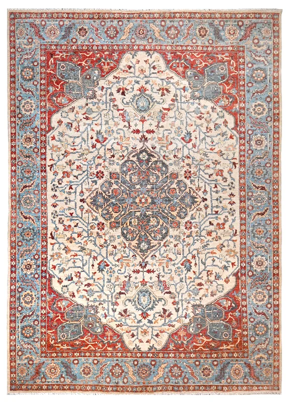 carpet for home renovations on a budget -KAOUD RUGS IVORY TABRIZ-S  AREA RUG