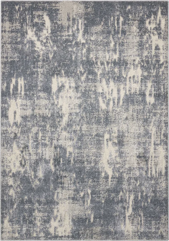 custom-designed carpet for interiors -Michael Amini Gleam MA602 Slate Area Rug