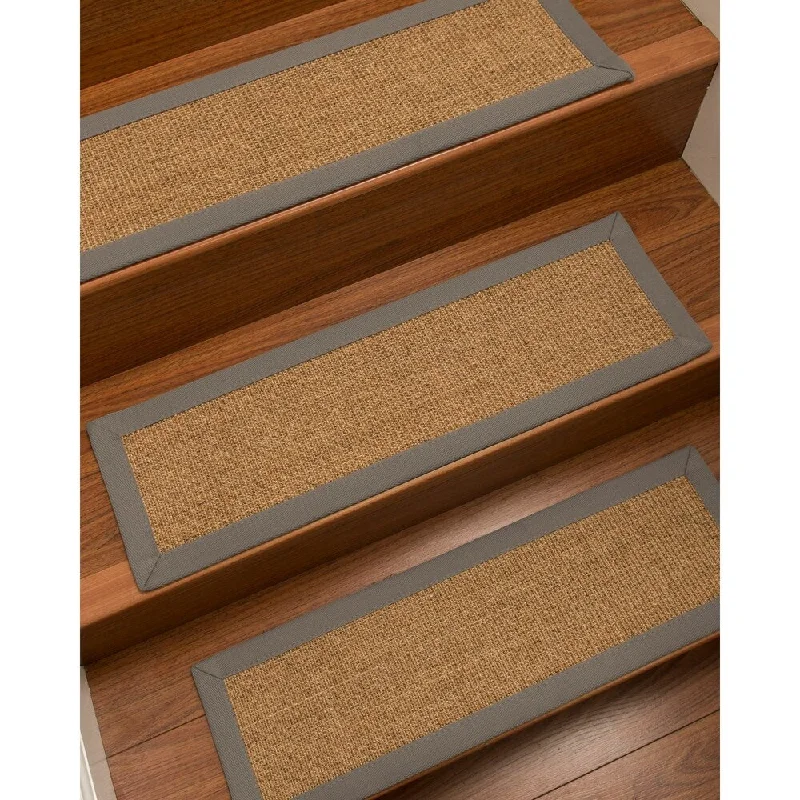 carpet with built-in stain resistance for dining rooms -NaturalAreaRugs Melrose Carpet Stair Treads (Set of 13) - 13PC (9" x 29")