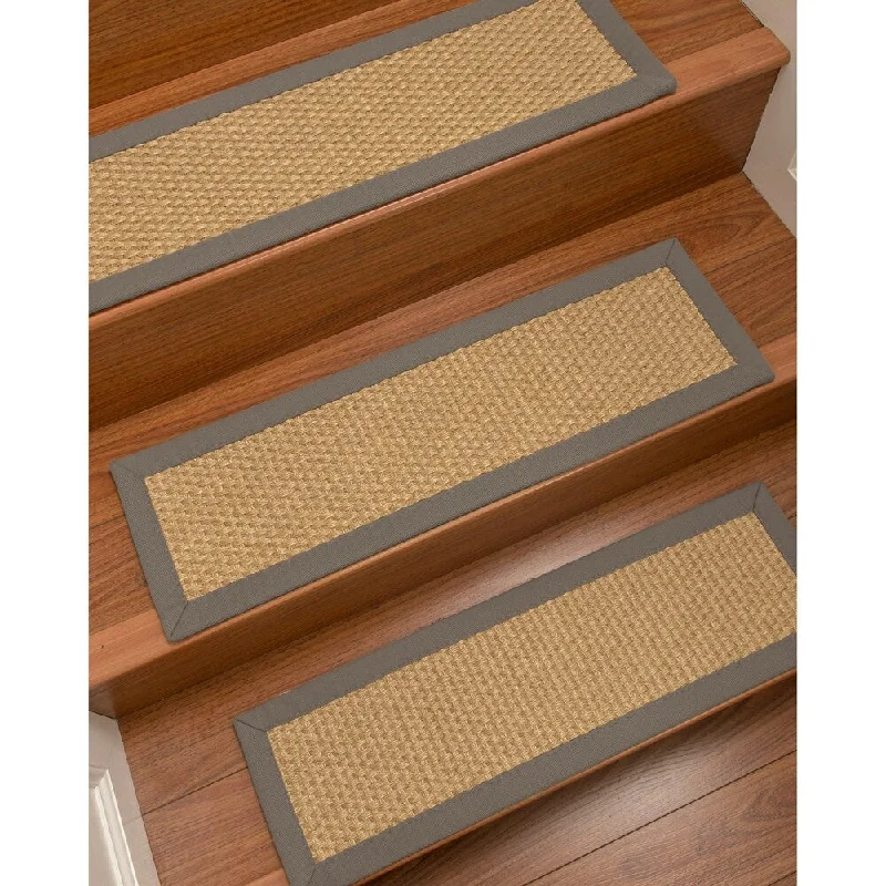 long-lasting commercial carpet for offices -NaturalAreaRugs Rio Carpet Stair Treads (Set of 13) - 13PC (9" x 29")