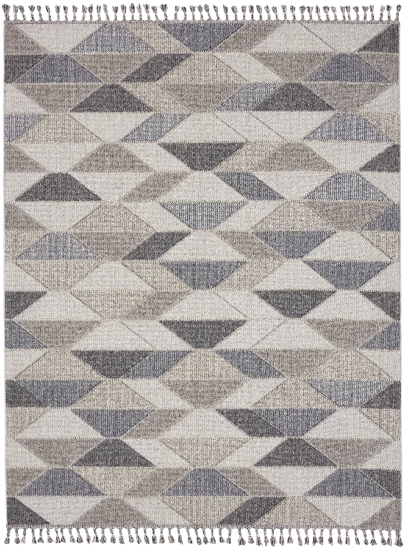 eco-friendly synthetic carpet for homes -Nourison Paxton PAX01 Grey/Charcoal Area Rug