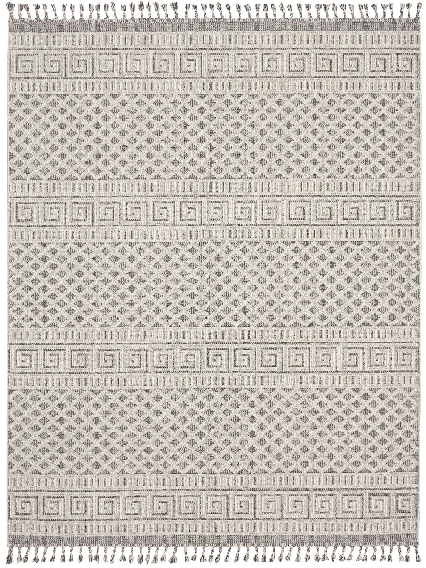 carpet for elderly-friendly home designs -Nourison Paxton PAX05 Ivory/Slate Area Rug