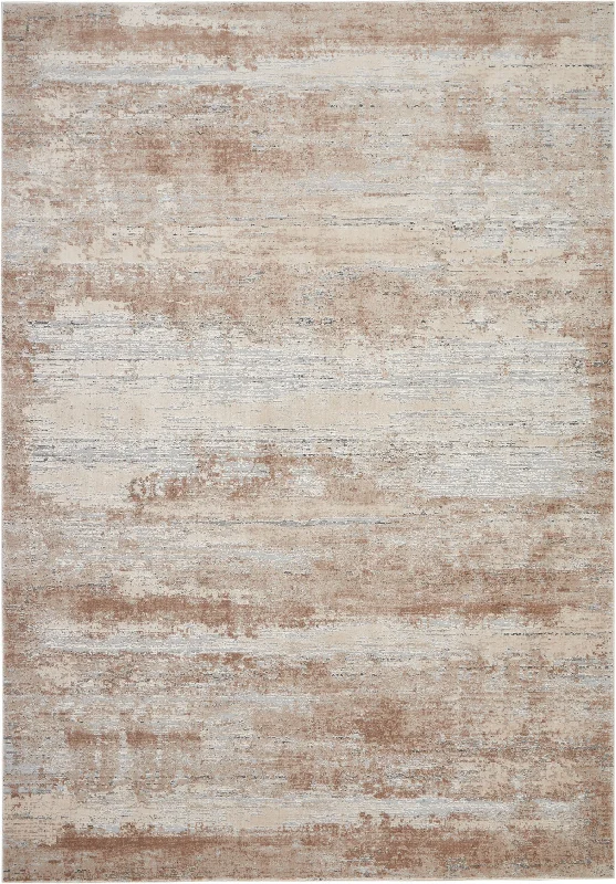 easy-to-maintain carpets for families -Nourison Rustic Textures RUS03 Beige Area Rug