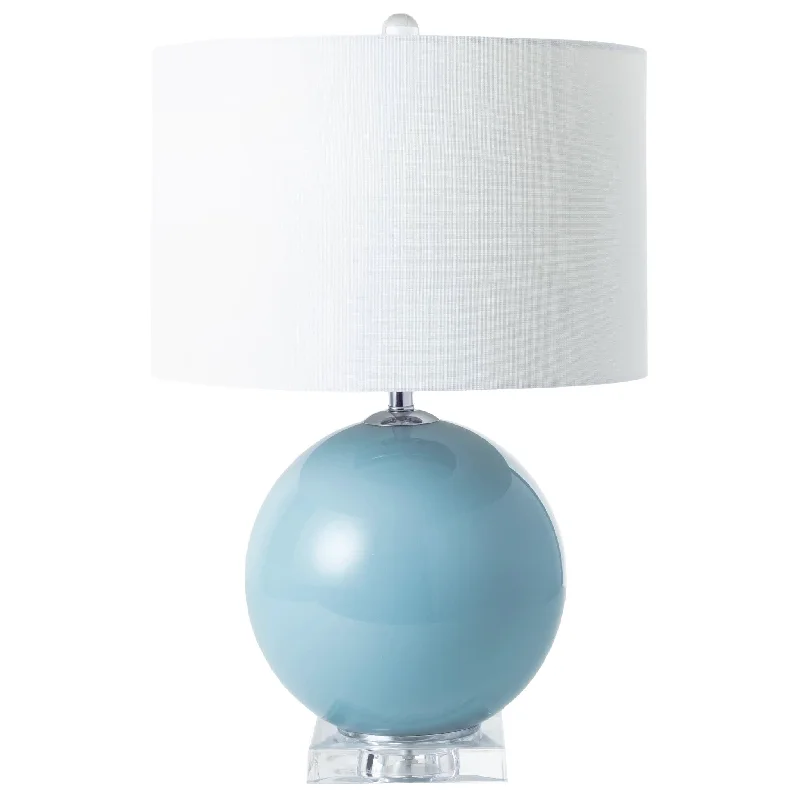 high-quality carpet for commercial use -On the Ball Powder Blue Table Lamp