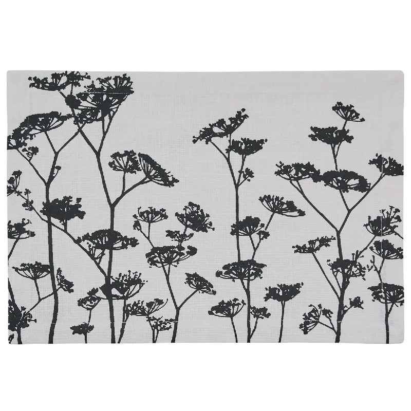 Easy clean placemat-Queens Anne'S Lace Printed Placemat Set