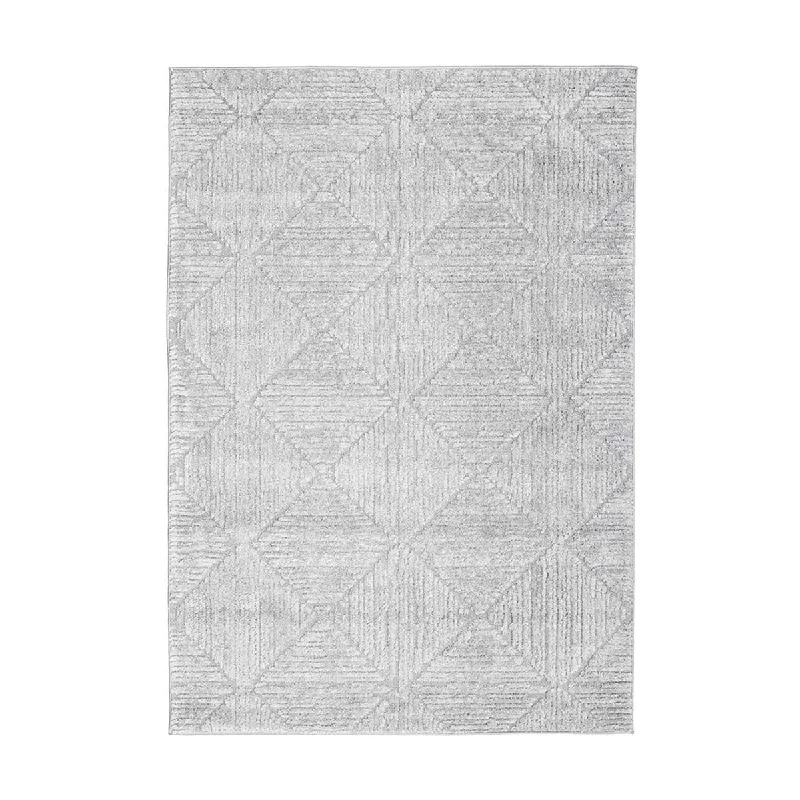 water-resistant carpet for entryways -Serenade Shilo Rug (Silver)