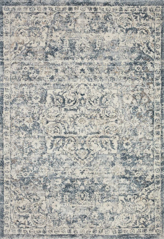 best carpet for high traffic areas -Theory Ivory / Blue