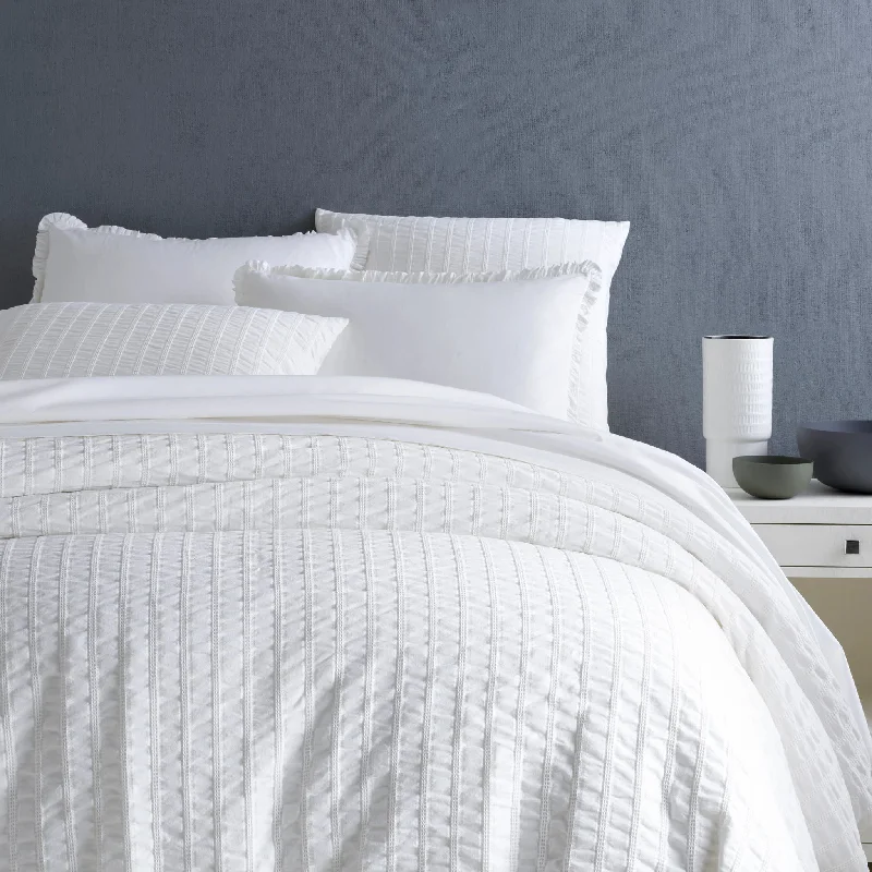 carpet with stain and moisture resistance -Tidal White Duvet Cover