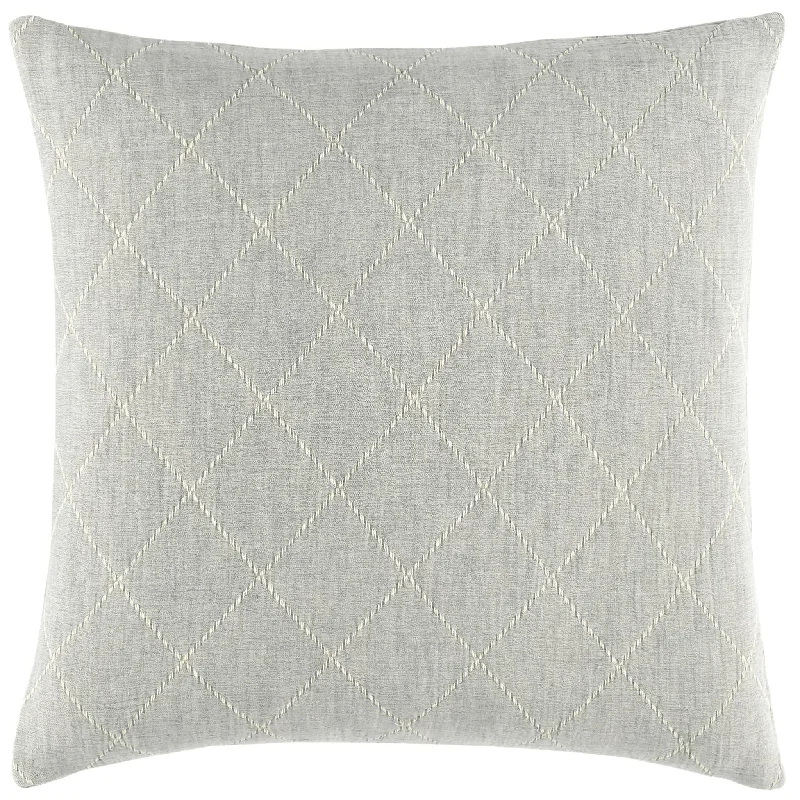 carpet for bedrooms with plush feel -Tilden Natural/Grey Matelasse Sham