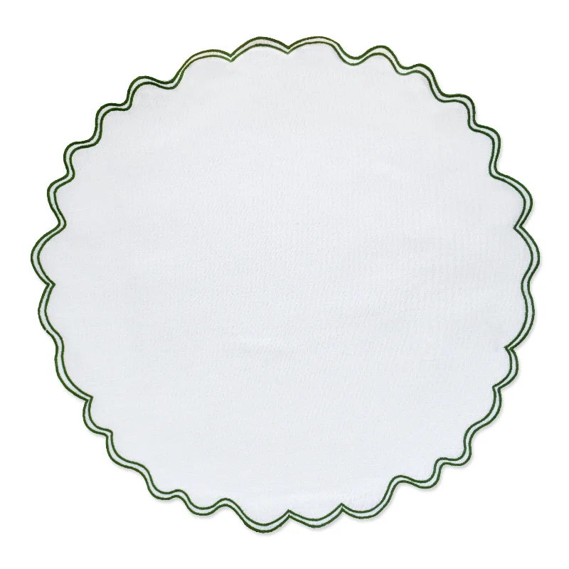 Placement for contemporary table settings-Timeless Green Placemat