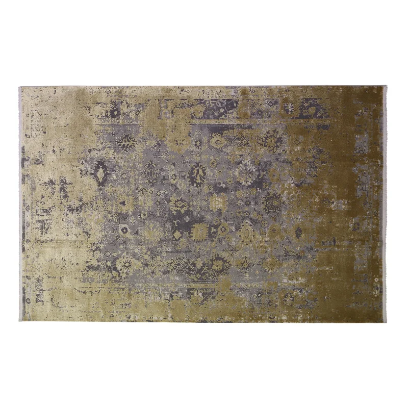 eco-conscious carpet for sustainable homes -Toros Distressed Ziegler - Gold Rug