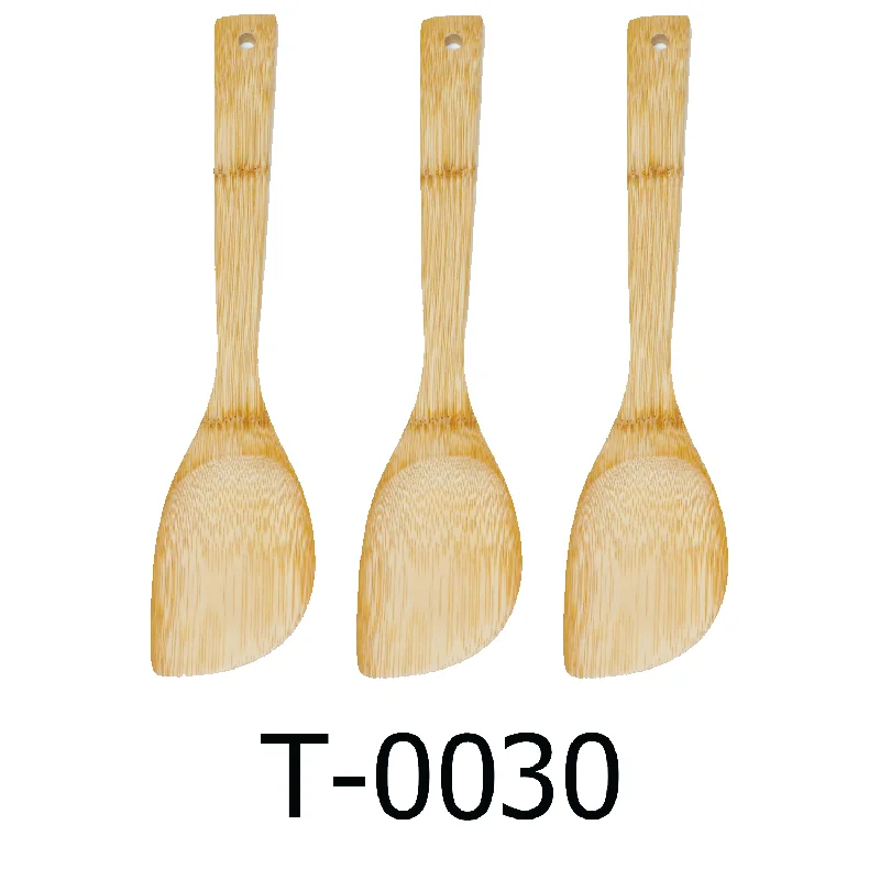 Kitchen tools for upcycling-12" Bamboo Turner (Set of 3)