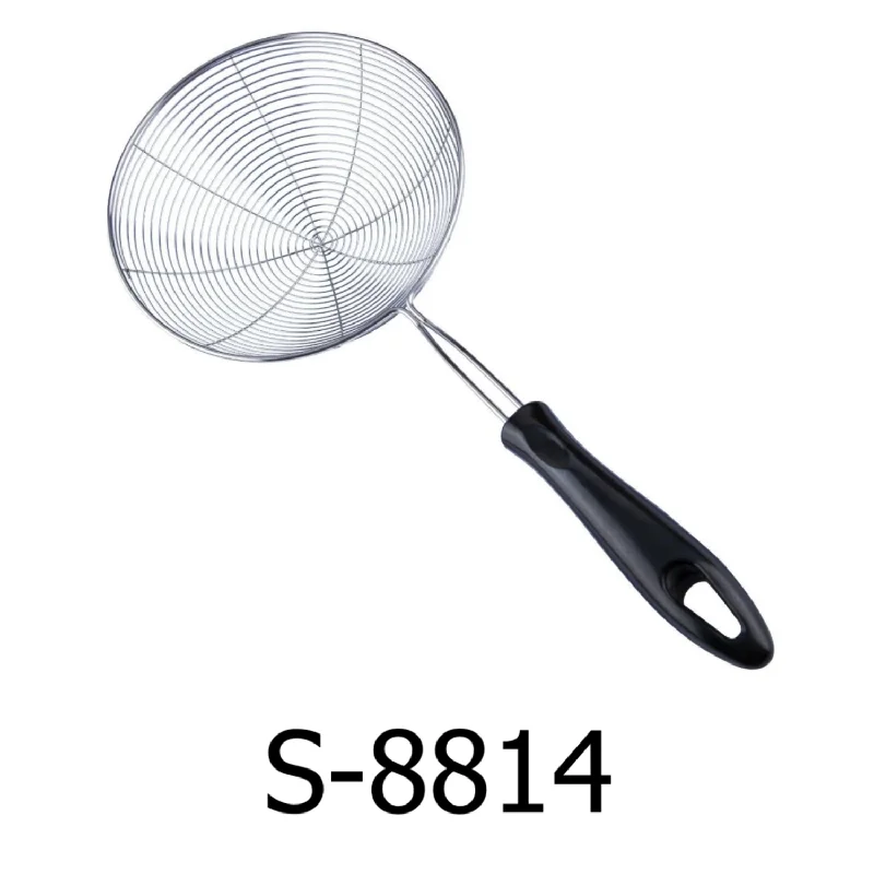 Kitchen utensils for oiling-14cm Stainless Steel Skimmer