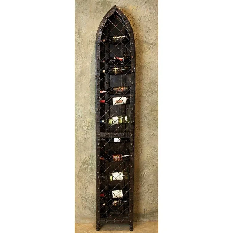 Kitchen utensils for school lunch-19 Bottle Wine Wall Rack