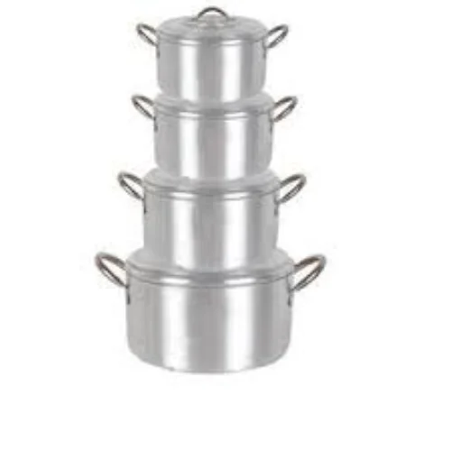 Kitchen tools for 20-piece sets-4 Set Of Aluminum Pots