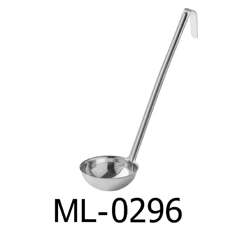 Kitchen tools for tapas prep-6 Oz Stainless Steel Ladle With Curve Handle