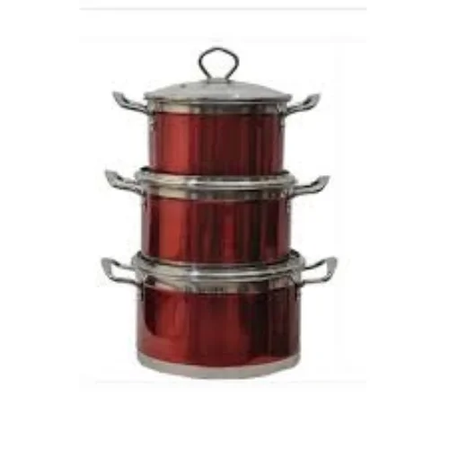 Best kitchen utensils for sets-6pcs Aluminum Quality Pot