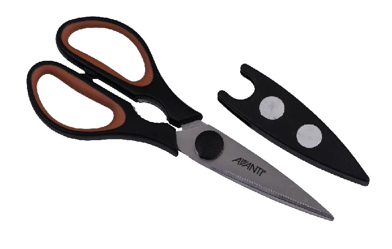 Kitchen tools for collapsible-Avanti Classic Kitchen Scissors With Magnetic Sheath