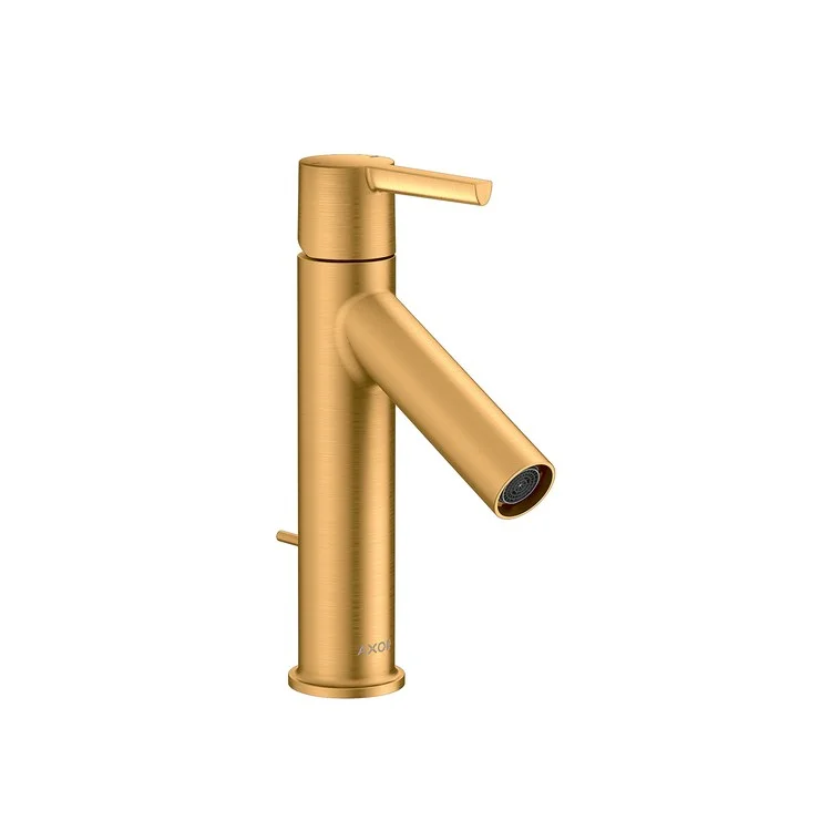 kitchen faucet sponge holder-Lavatory Faucet Starck 1 Lever ADA Brushed Gold Optic 1..2 Gallons per Minute Rigid Pop-Up 1 Hole 3-3/4 Inch