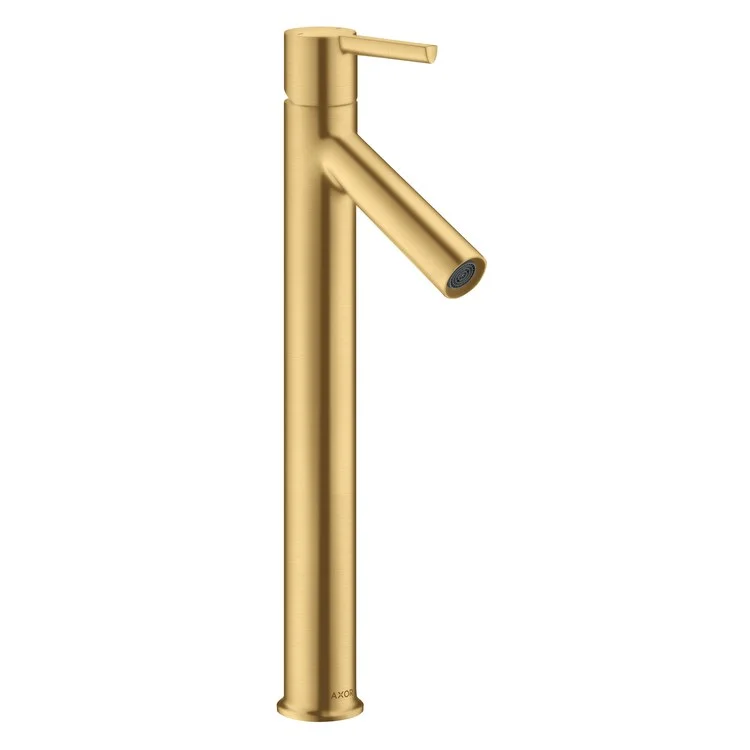 kitchen faucet art studio-Lavatory Faucet Starck 1 Lever ADA Brushed Gold Optic 1.2 Gallons per Minute Rigid Less Drain 1 Hole 9-3/4 Inch