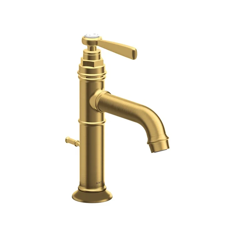 kitchen faucet mold prevention-Lavatory Faucet Montreux 1 Lever ADA Brushed Gold Optic 1.2 Gallons per Minute Rigid Pop-Up 1 Hole 3-7/8 Inch