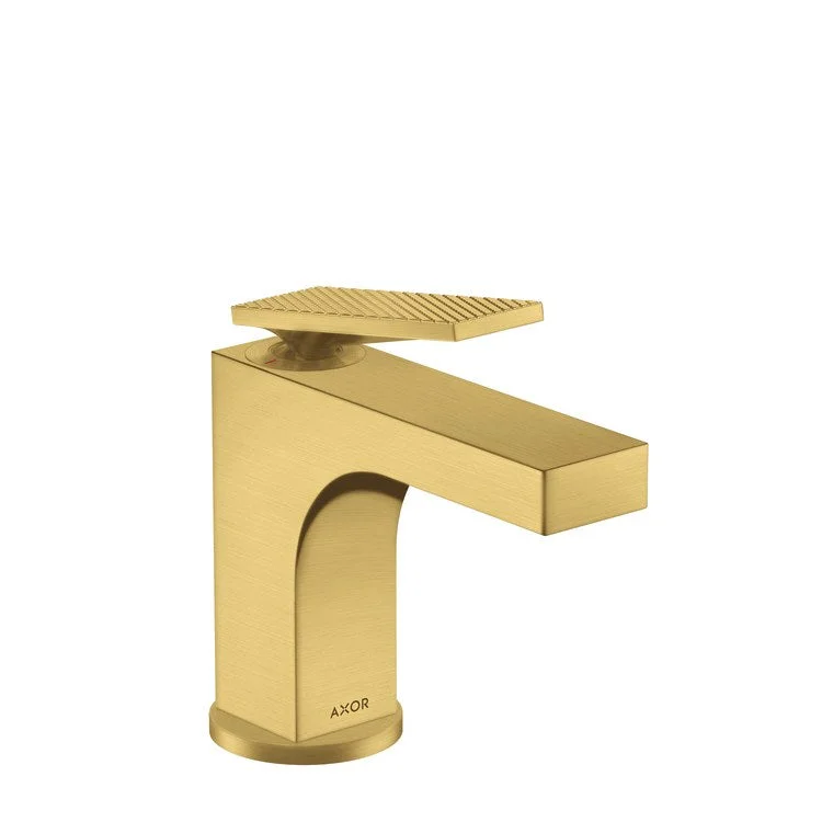 kitchen faucet farmhouse sink-Lavatory Faucet Citterio 1 Lever ADA Brushed Gold Optic 1.2 Gallons per Minute Rigid Pop-Up 1 Hole 3-5/8 Inch