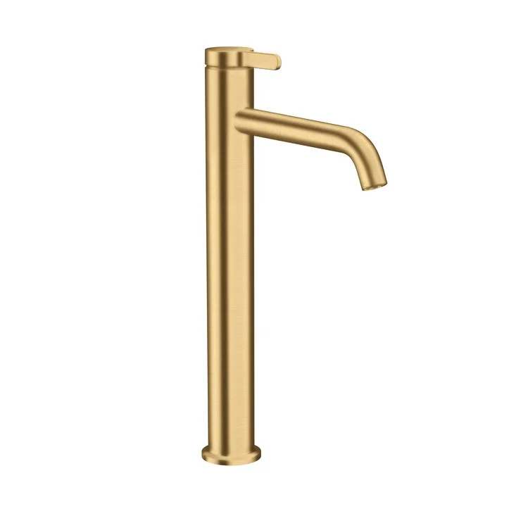 kitchen faucet water cooler-Lavatory Faucet One 230 1 Lever ADA WaterSense Brushed Gold Optic 1.2 Gallons per Minute Less Drain 1 Hole AirPower/Comfort Zone/EcoRight