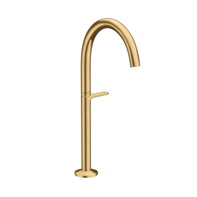 kitchen faucet apron sink-Lavatory Faucet One 260 1 Lever ADA WaterSense Brushed Gold Optic 1.2 Gallons per Minute Less Drain 1 Hole Select/AirPower/Comfort Zone/EcoRight