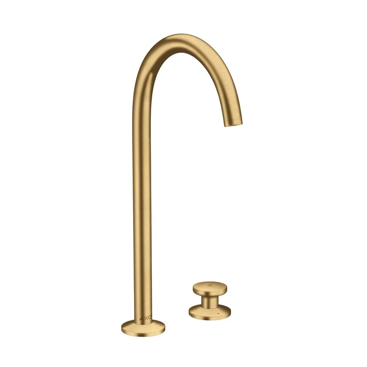 kitchen faucet hot tap-Lavatory Faucet One 260 1 Knob WaterSense Brushed Gold Optic 1.2 Gallons per Minute Less Drain 2 Hole Select/AirPower/Comfort Zone/EcoRight