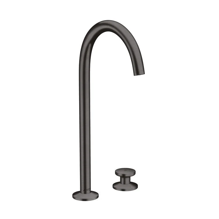 kitchen faucet fruit rinse-Lavatory Faucet One 260 1 Knob WaterSense Brushed Black Chrome 1.2 Gallons per Minute Less Drain 2 Hole Select/AirPower/Comfort Zone/EcoRight