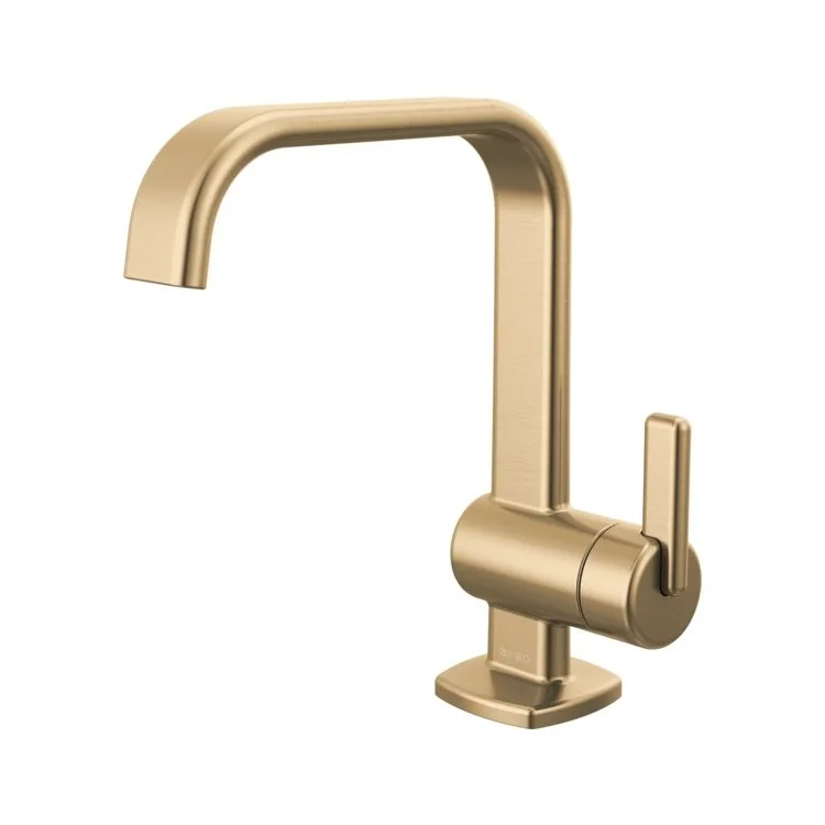 kitchen faucet leak fixes-Lavatory Faucet Allaria 1 Lever ADA WaterSense Brilliance Luxe Gold 1.2 Gallons per Minute