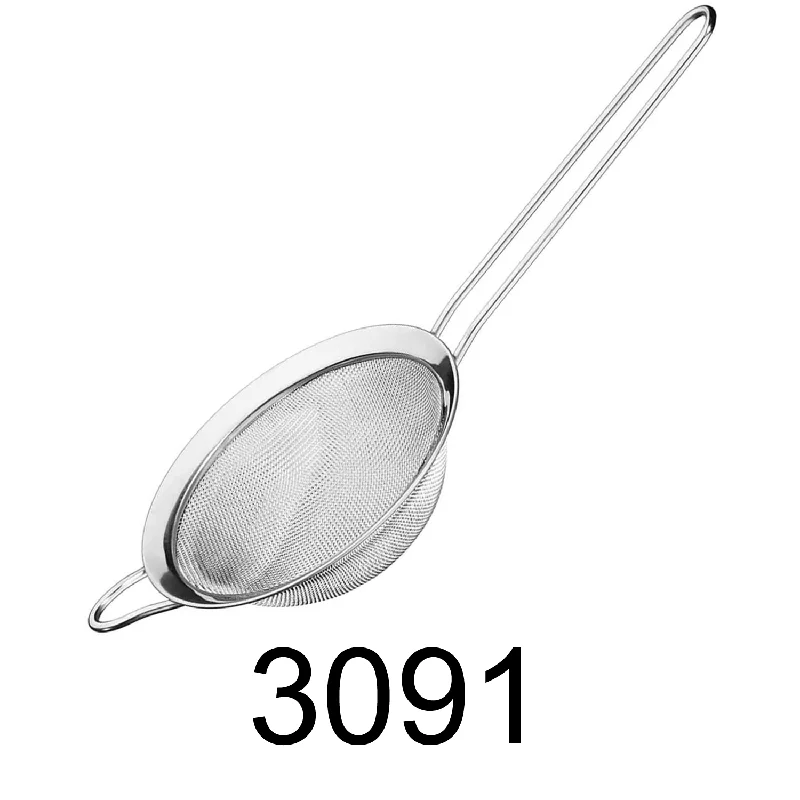 Kitchen tools for shelling-16cm Stainless Steel Oil Flour Mesh Strainer Colander