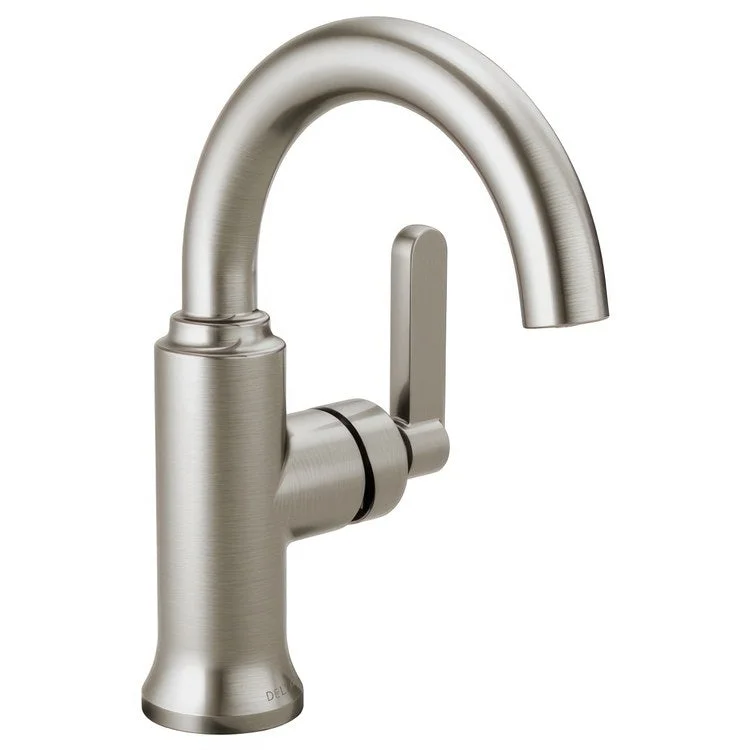 kitchen faucet yacht bar-Lavatory Faucet Alux Deck Mount 1 Lever ADA Spotshield Brushed Nickel 1.2 Gallons per Minute