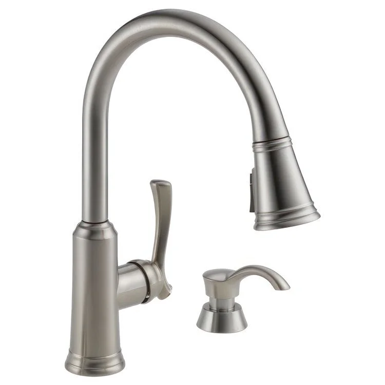 kitchen faucet co-living-Kitchen Faucet Lakeview ADA Stainless Pull Down 1.8 Gallons Per Minute