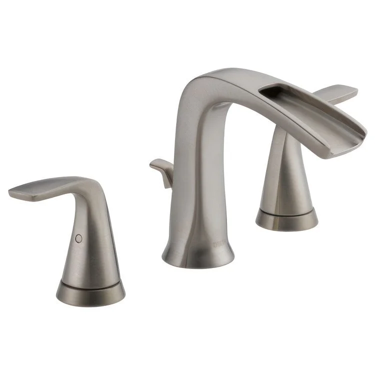 kitchen faucet hotel suite-Lavatory Faucet Tolva Widespread 2 Lever ADA Brilliance Stainless 1.2 Gallons per Minute Channel